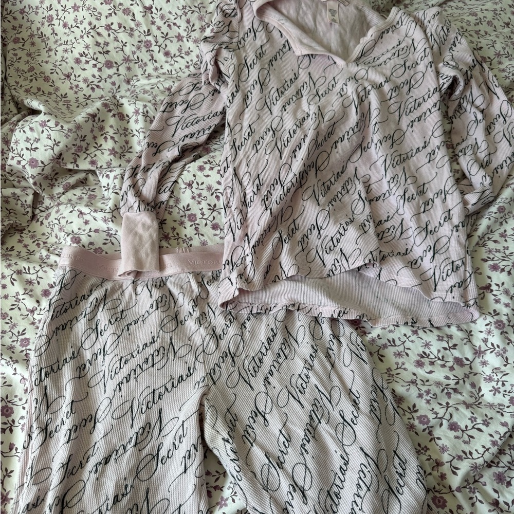 Victoria's Secret Pink Cozy Pajama Set